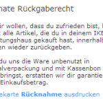 Rückgaberecht bei Ikea Rückgaberecht bei Ikea